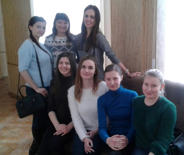 Студенти 4 курсу, спеціальності Соціальна робота в медичному університеті  імені І. Я. Горбачевського